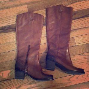Jessica Simpson brown riding boots